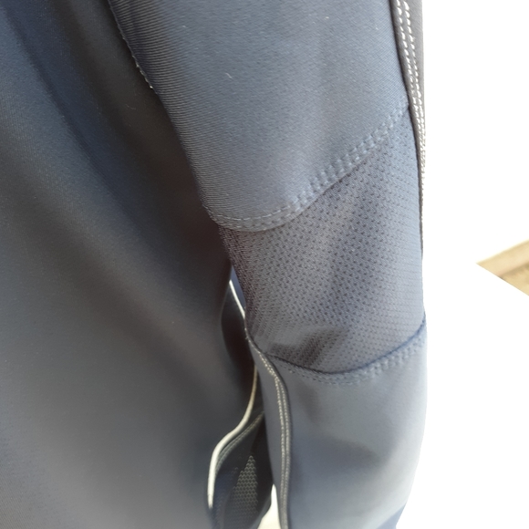 Exc Nike Ls 1/4 Zip Navy warm up pullover jkt Lg - Picture 6 of 8